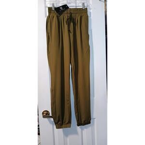 Oyanus - Women's Olive Green Drawstring Jogger Pants - Sz S - NWT